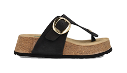 INFRADITO PLATFORM NABUCK NERO A21-FINGER-I-NBNR